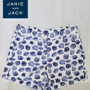 Janie and Jack Girl's Seashell Shorts 18/24 Months